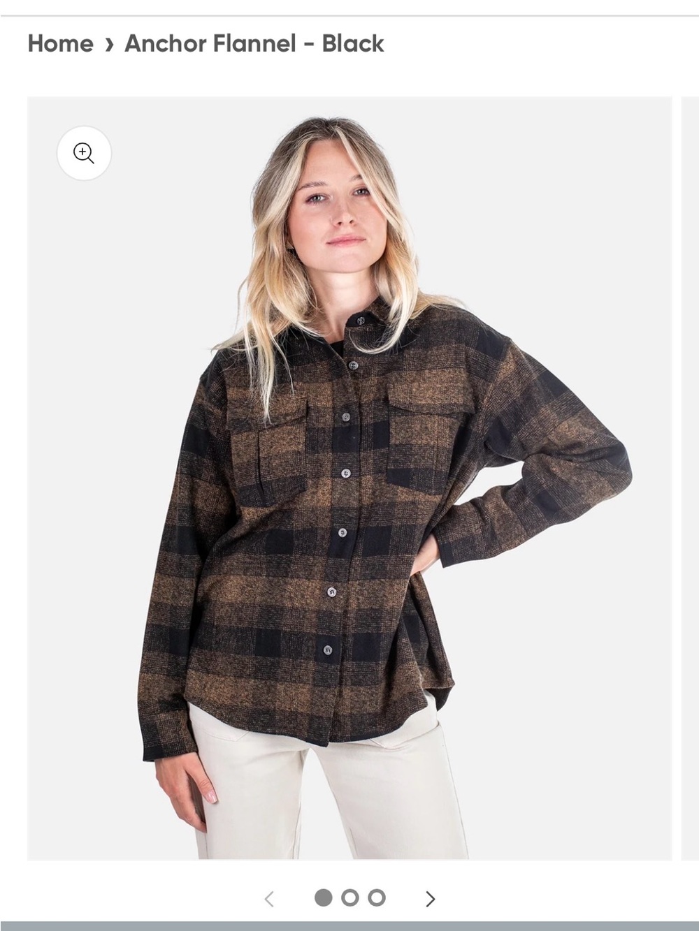 NWT JETTY Flannel Shirt Small